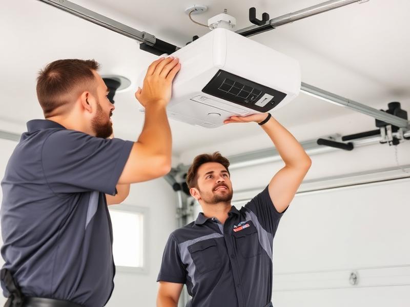 Riverview Garage Doors professional installation team at work